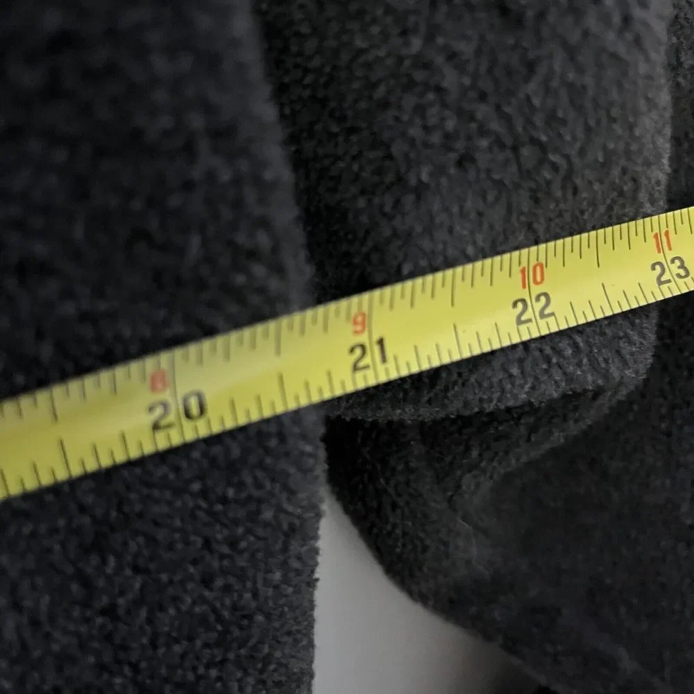 Columbia Gray Full Zipper Fleece Jacket Mens Med Pockets Stand Up Collar Outdoor - Picture 6 of 7